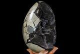 Bargain, Septarian Dragon Egg Geode - Crystal Filled #71844-2